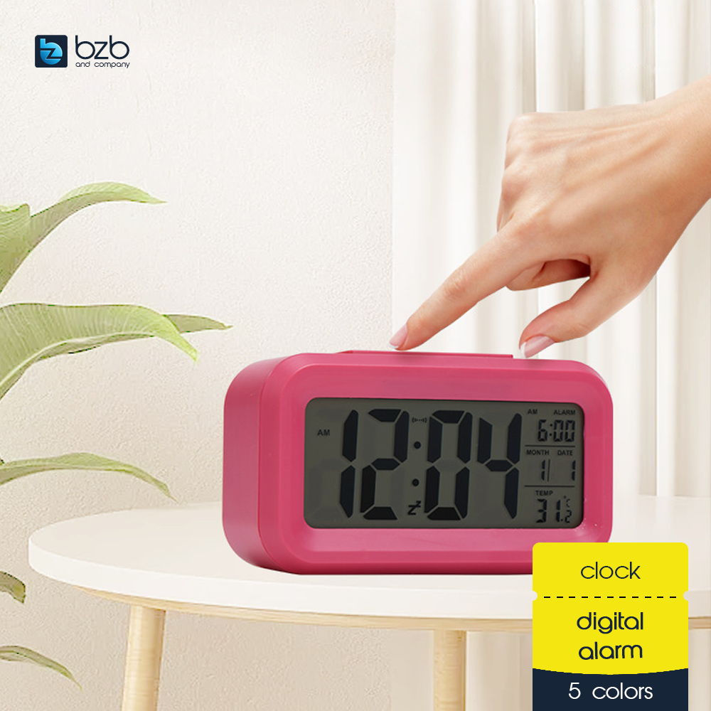 Alarm Clock Digital Electronic Large Display Home Office Table Snooze ...