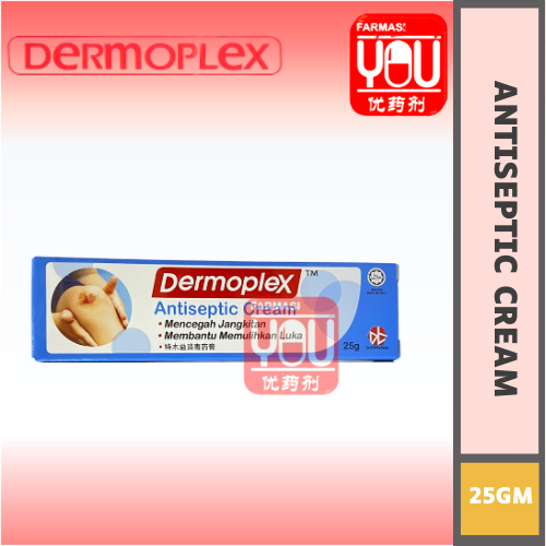 [YOUPHARMACY]DERMOPLEX ANTISEPTIC CREAM 25GM | Shopee Malaysia
