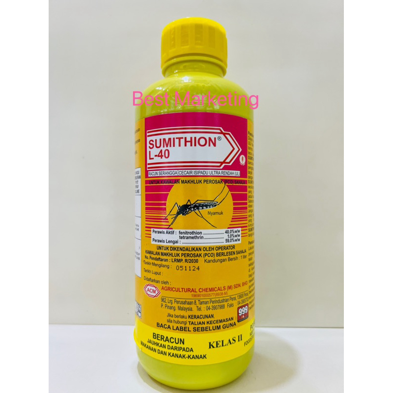 1LIT SUMITHION L40 ACM / Nyamuk Fogging | Shopee Malaysia