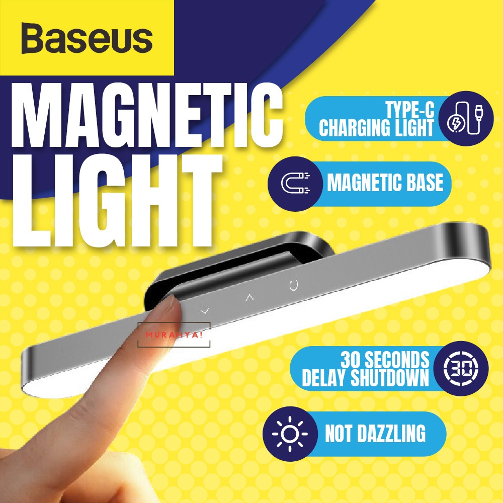 Baseus Magnetic LED Light Hanging Wireless Table Lamp detachable ...