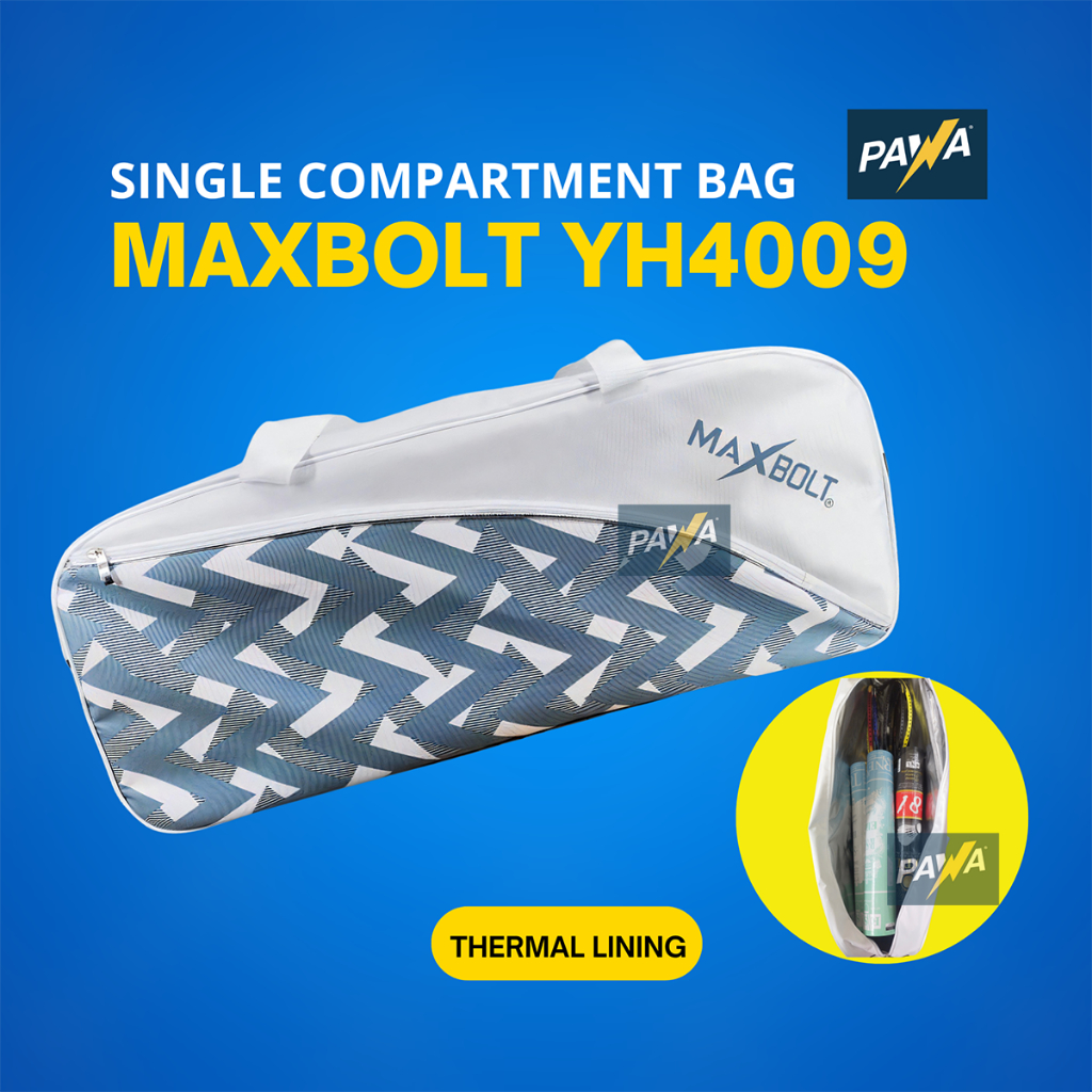 MAXBOLT Camouflage Badminton Tennis Squash Square Racquet Bag (Single ...