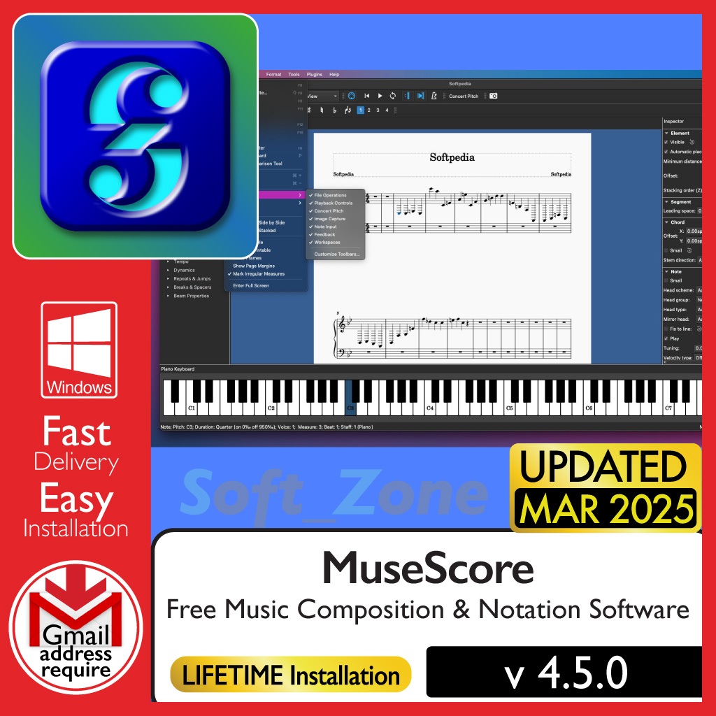 MuseScore 4.5.0 - Free Music Composition & Notation Software | Windows ...