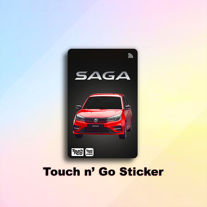 Proton SAGA - Sticker Card Touch n Go TnG Card Saga Skincard Cover ...