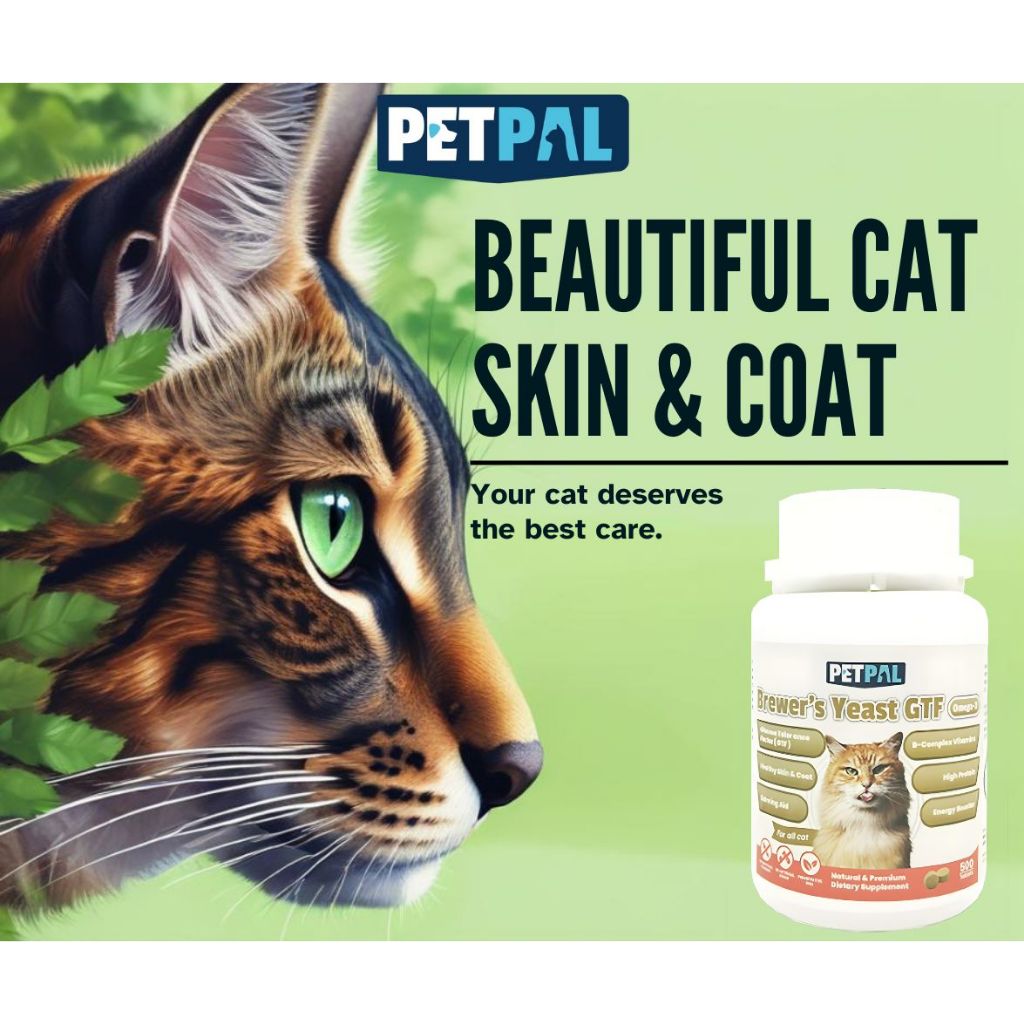 Petpal Brewer Yeast Garlic with Omega-3 For Cats | Health Support ... - Human Product For Cat Yeast Infection