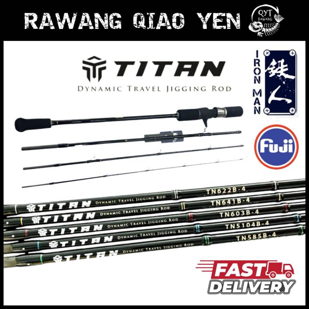 IRONMAN TITAN JIGGING TRAVEL FISHING ROD TRAVEL JIGGING ROD 2024 IRON ...