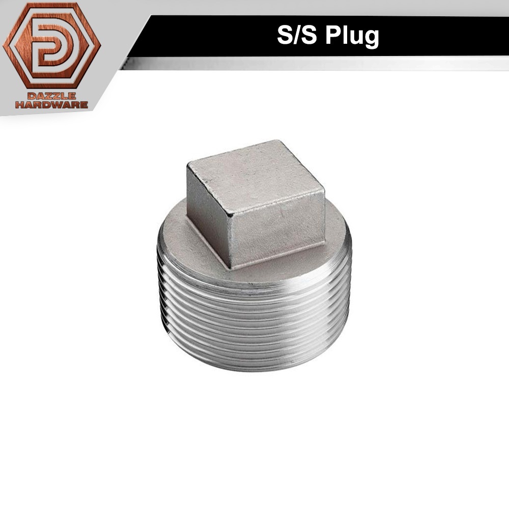 Stainless steel 304 plug 1/2