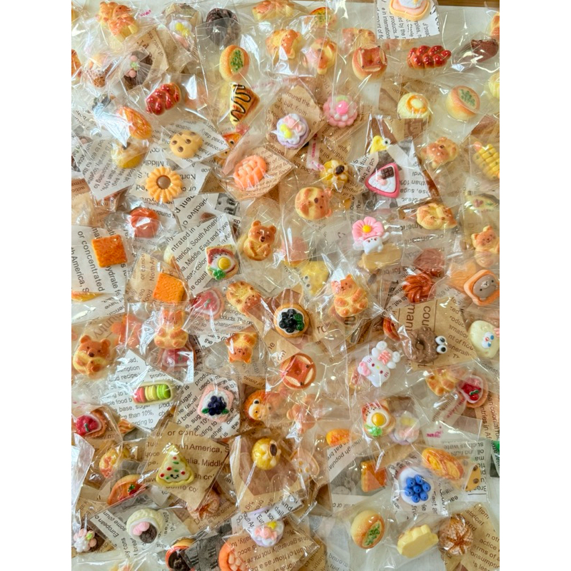 10pcs Mini Bread Cake Miniature Food Toys DIY Decorations Accessories ...