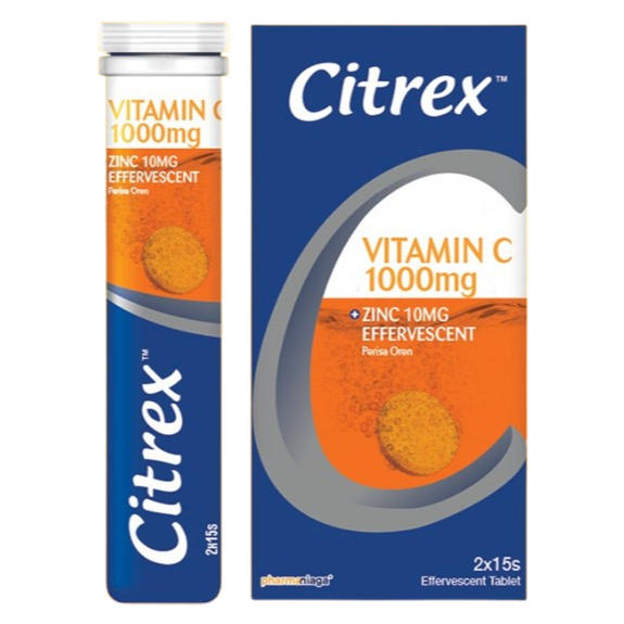Citrex Vitamin C Effervescent 30s | General Health Maintenance [03/26] 维生素C