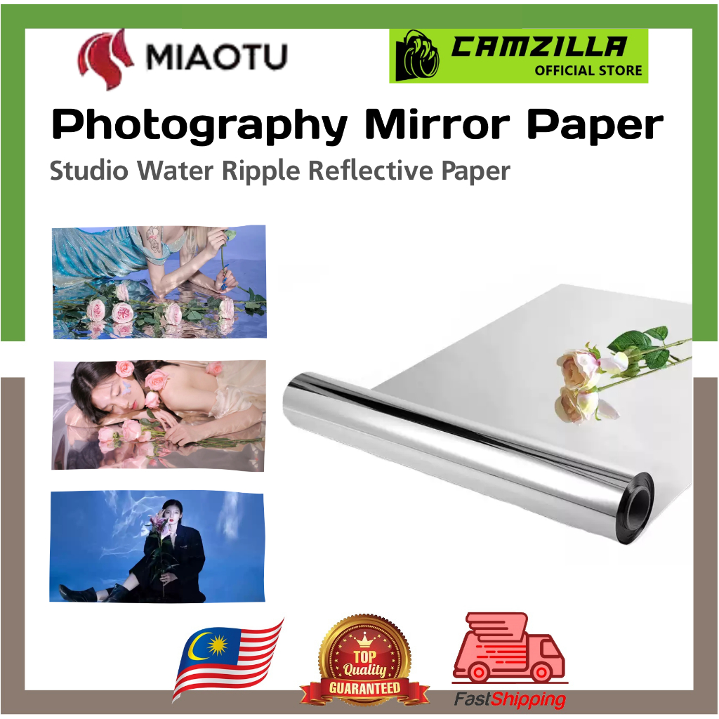 MIAOTU Photography Mirror Paper, Studio Water Ripple Reflective Paper ...