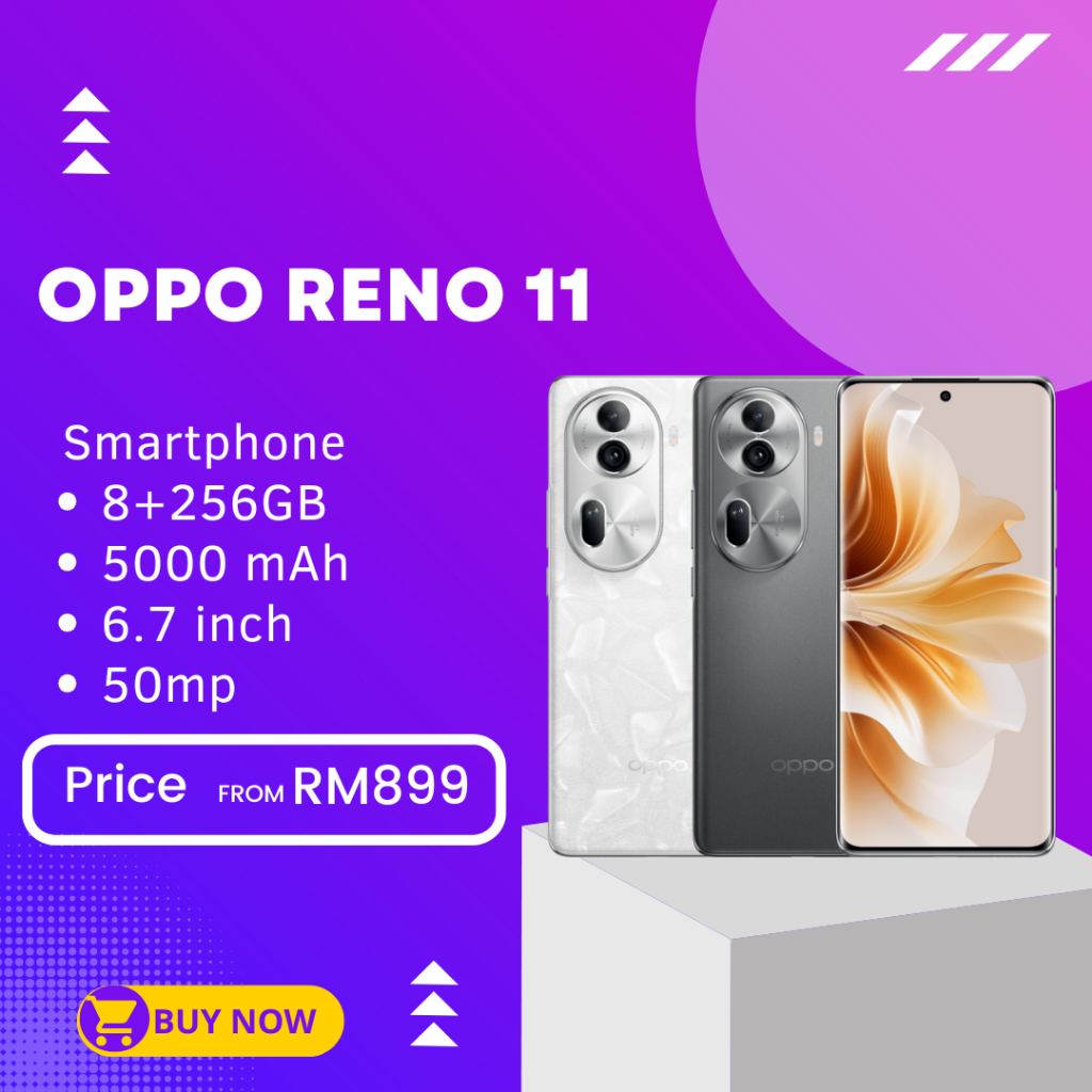Oppo Reno 11 , 11F, 11 PRO, 10 5G (8+256GB) Original used | Shopee Malaysia