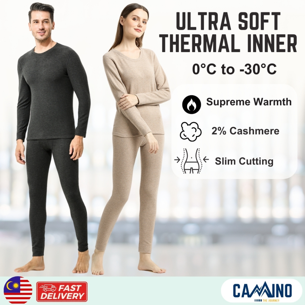 CAMINO Cashmere Ultra Warm Inner Man Women Winter Thermal Wear Men ...