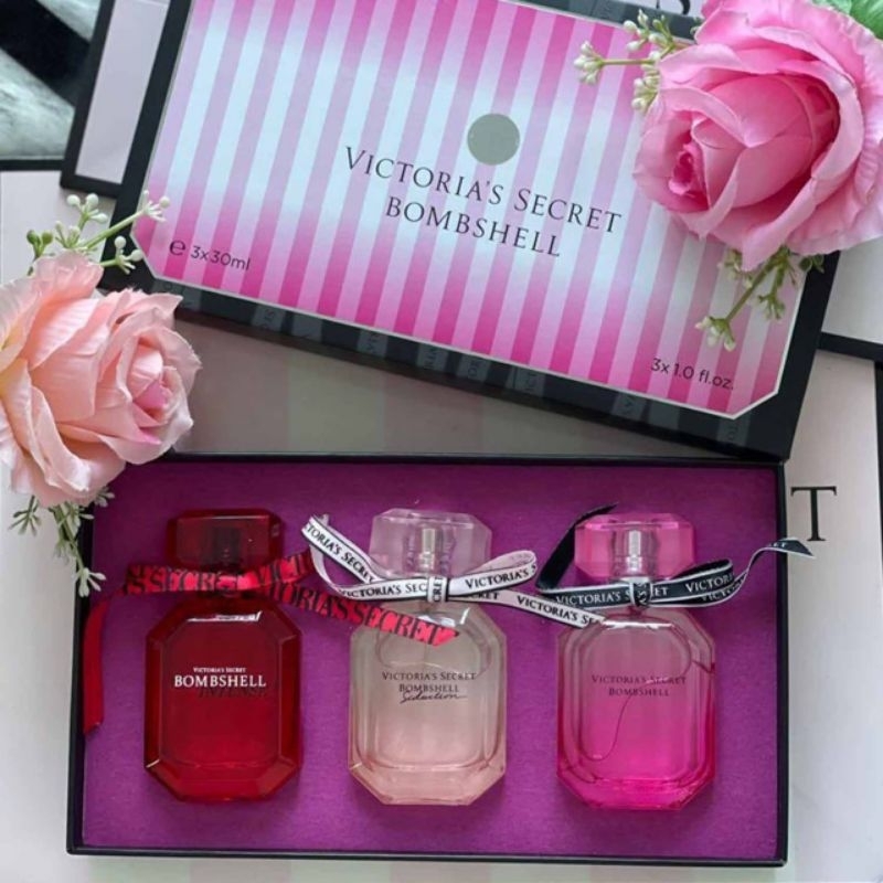 Bombshell 💯🔥3in1sat🔥💯Gift sat and Gift card paper bag Free | Shopee ...