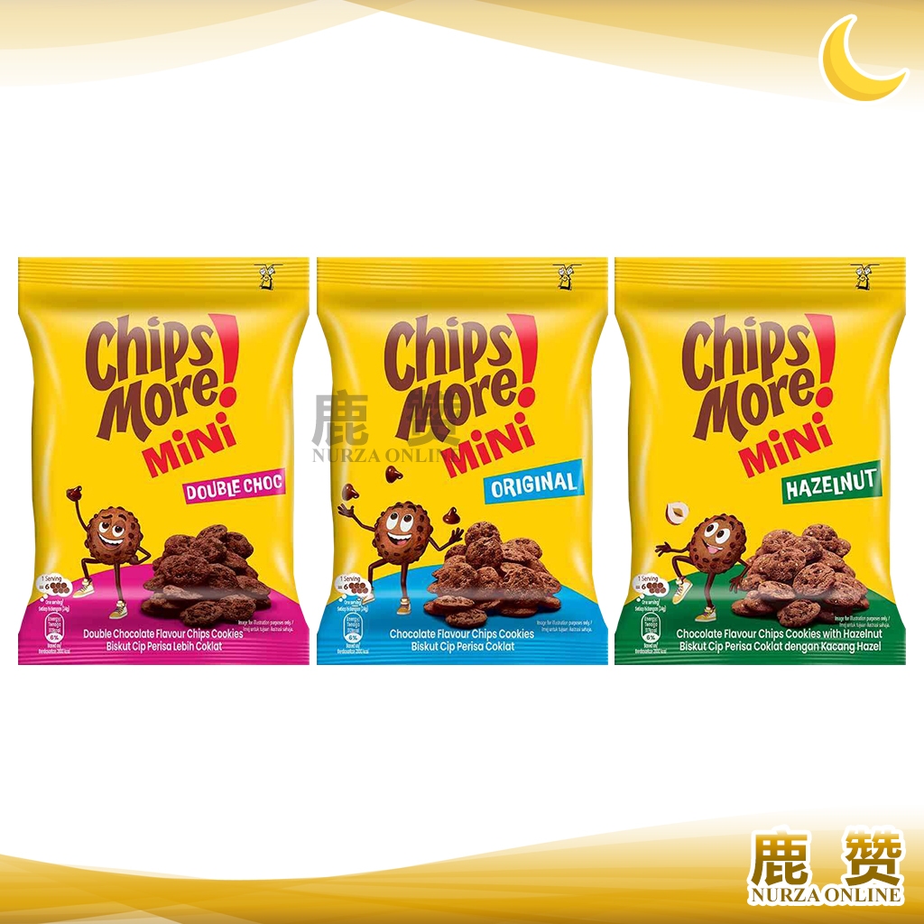 Chipsmore Chocolate Chip Cookies Biskut Cip Coklat Original/ Hazelnuts ...