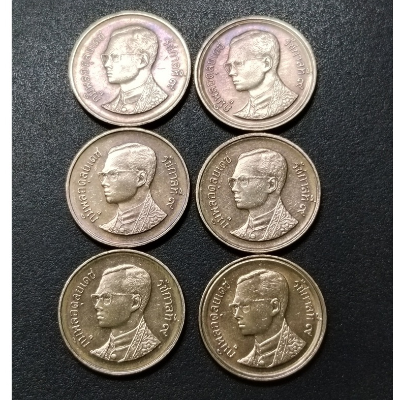 Thai King Rama IX 25 Satang 1988 ( 6 Coins ) | Shopee Malaysia
