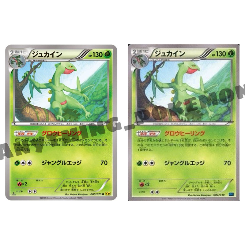 Pokemon Card - Sceptile (005/070),(003/049) - NORMAL - Japanese U 1st ...