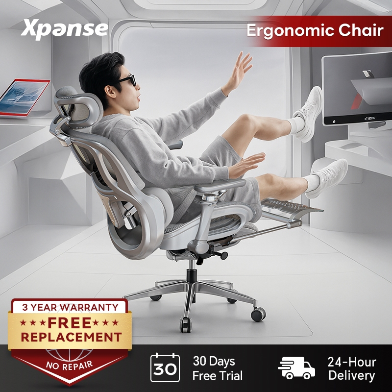 Xpanse Xharbor Ergonomic Office Computer Gaming Chair With 3Level