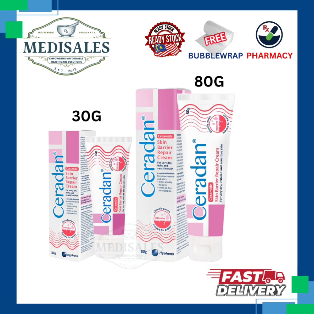 CERADAN SKIN BARRIER REPAIR CREAM 30G | 80G | Shopee Malaysia