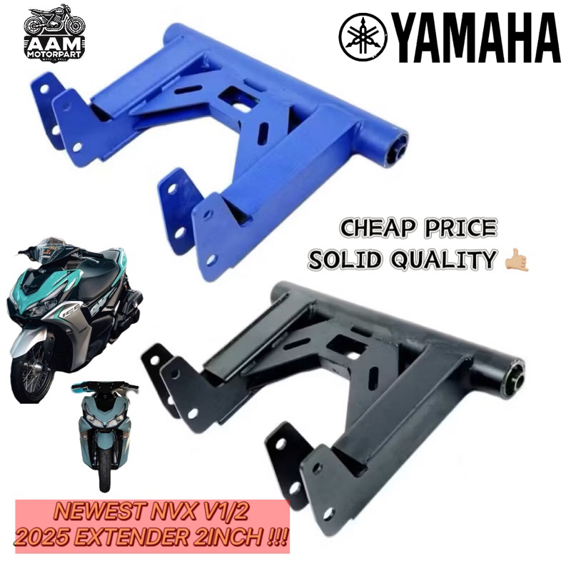 YAMAHA NVX155 V1 V2 NMAX155 V2 EXTEND ARM +2 INCI SWING ARM BRACKET ...