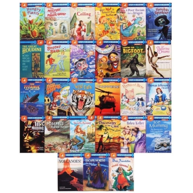 Step Into Reading Level 4 Story Books | Shopee Malaysia