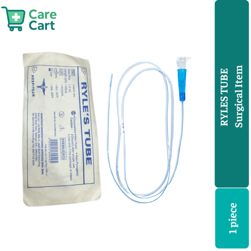 Ryle's Tube/Nasogastric Tube 10/12/14/16/18FG (Hospitech) | Shopee Malaysia