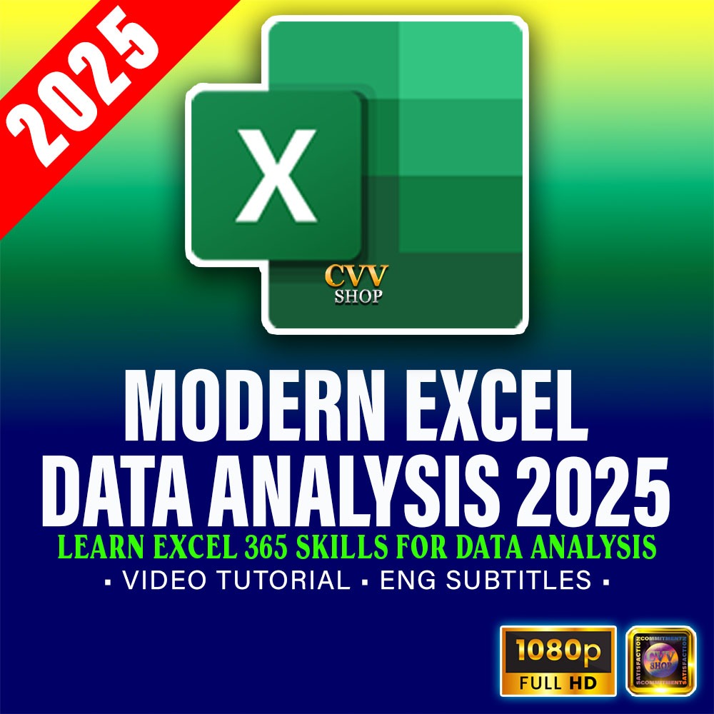 Modern Excel For Data Analysis 2025 + PDF Ebooks For Faster Learning ...