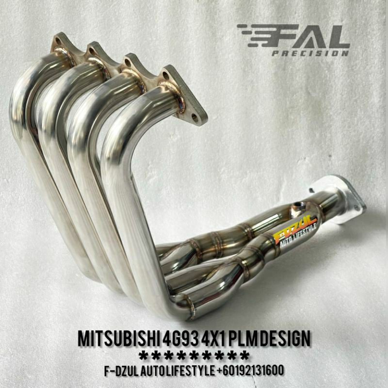FAL Precision Mitsubishi 4G93 4-1 Extractor Special Design Stainless ...