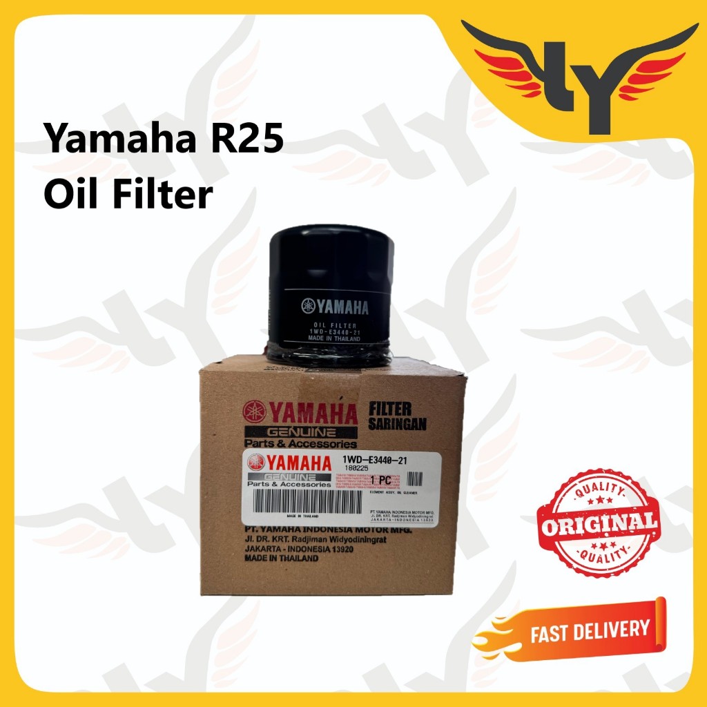 Yamaha R25 OIL FILTER XJ6 MT07 MT09 R1 R6 OIL CLEANER ELEMENT ASSY BIG ...