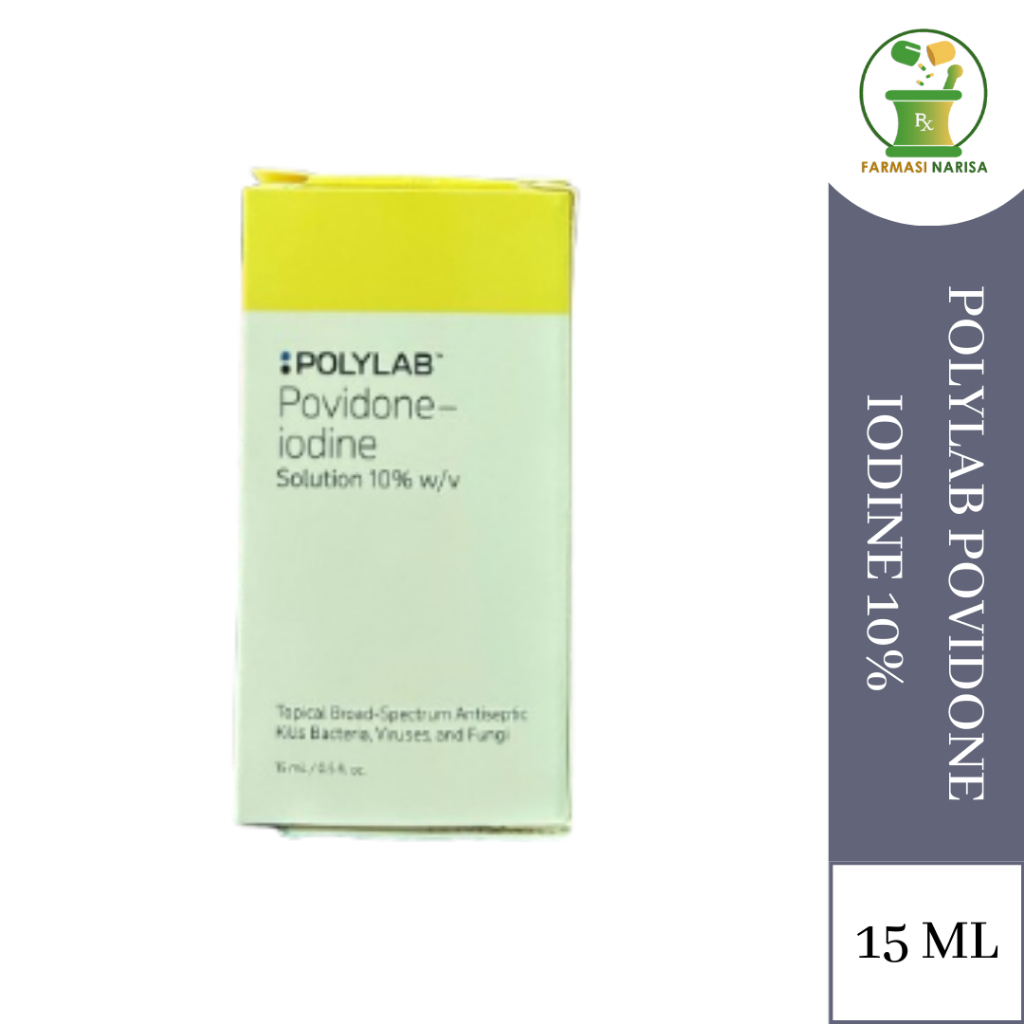 POLYLAB POVIDONE IODINE 10% 15ML | Shopee Malaysia
