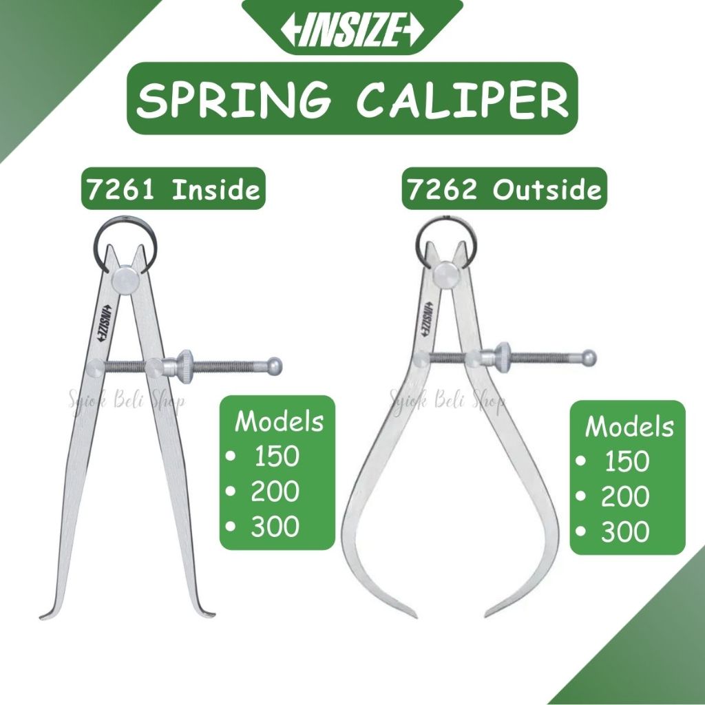 INSIZE (7261 / 7262) Outside / Inside Spring Caliper External ...
