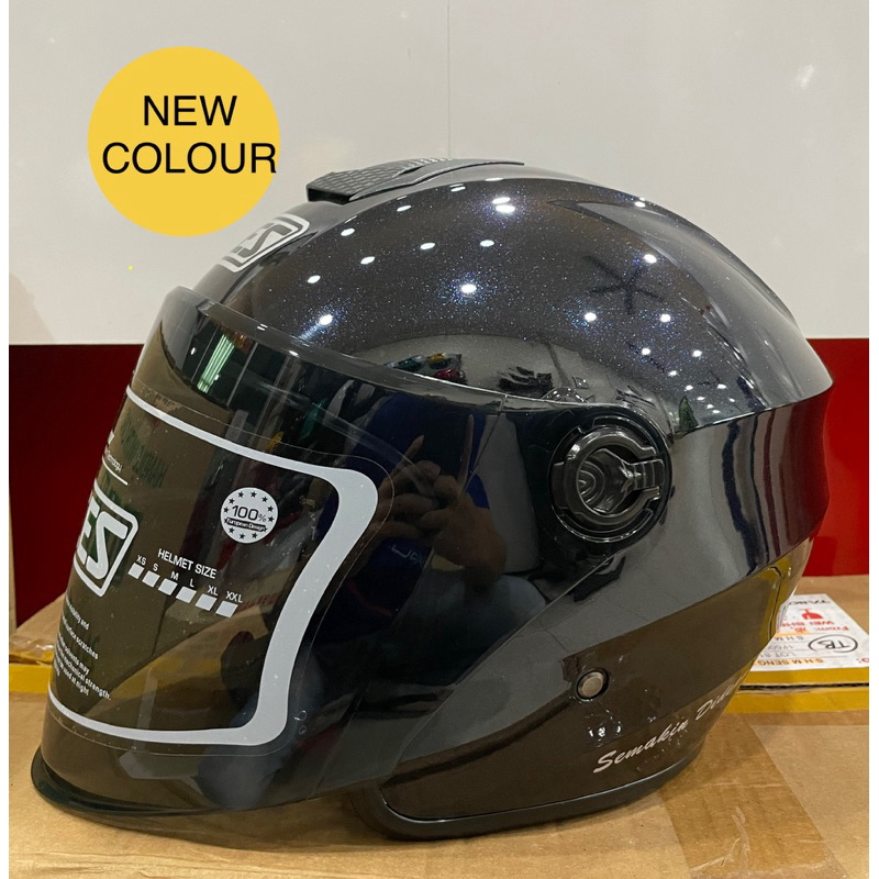 ACES R1 Helmet Motosikal SIRIM New Model Terbaharu SMOKED Visor (100% ...