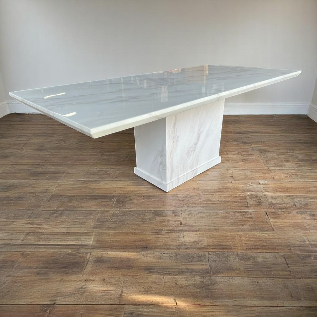 Marble Dining Table with Marble legs | Shopee Malaysia