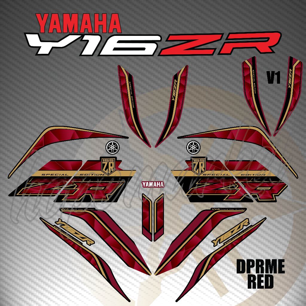STRIPE MOTOR YAMAHA Y16 Y16ZR V1 V2 ABS 2025 NEW DESIGN CUSTOM BODY ...
