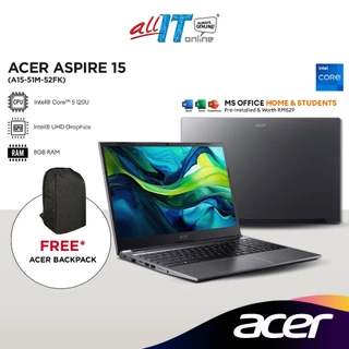 Acer Aspire 15 A15-51M-52FK 15.6" FHD Laptop (Intel® Core™ 5 120U | 8GB | 512GB SSD | Intel® UHD Graphics | H&S | W11)
