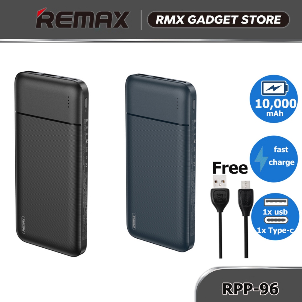Remax 10000mAh Fast Charge Power Bank with Dual USB Ports for Multiple ...