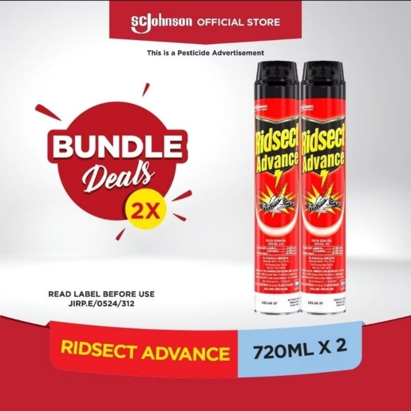 Ridsect Aerosol Advance (720 ml ×2 Twinpack) | Shopee Malaysia