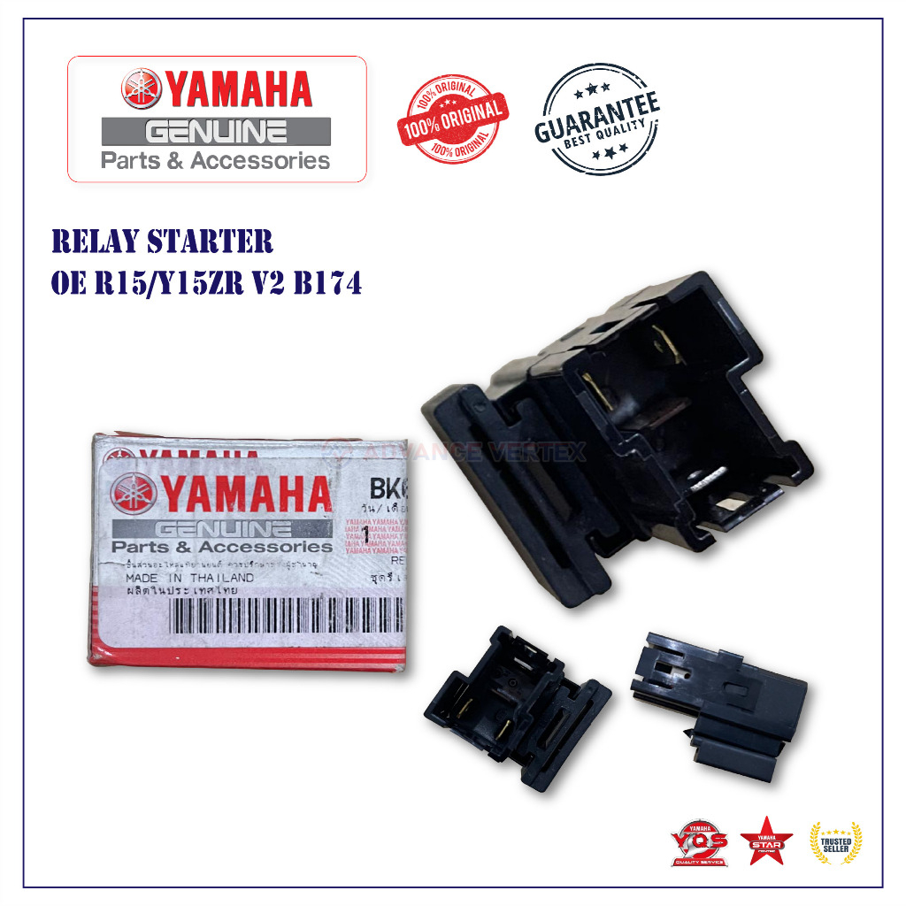 YAMAHA R15 / Y15ZR V2 RELAY STARTER 1 PCS SAHAJA | Shopee Malaysia