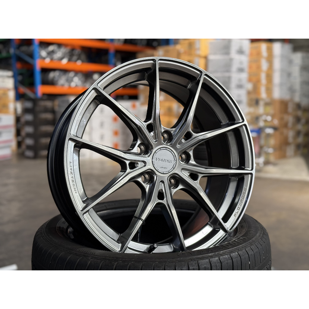 NEW 17X7J Lenso VNB Rim (set of 4) Hyper Black 5X114.3 for Swift ZC33S ...