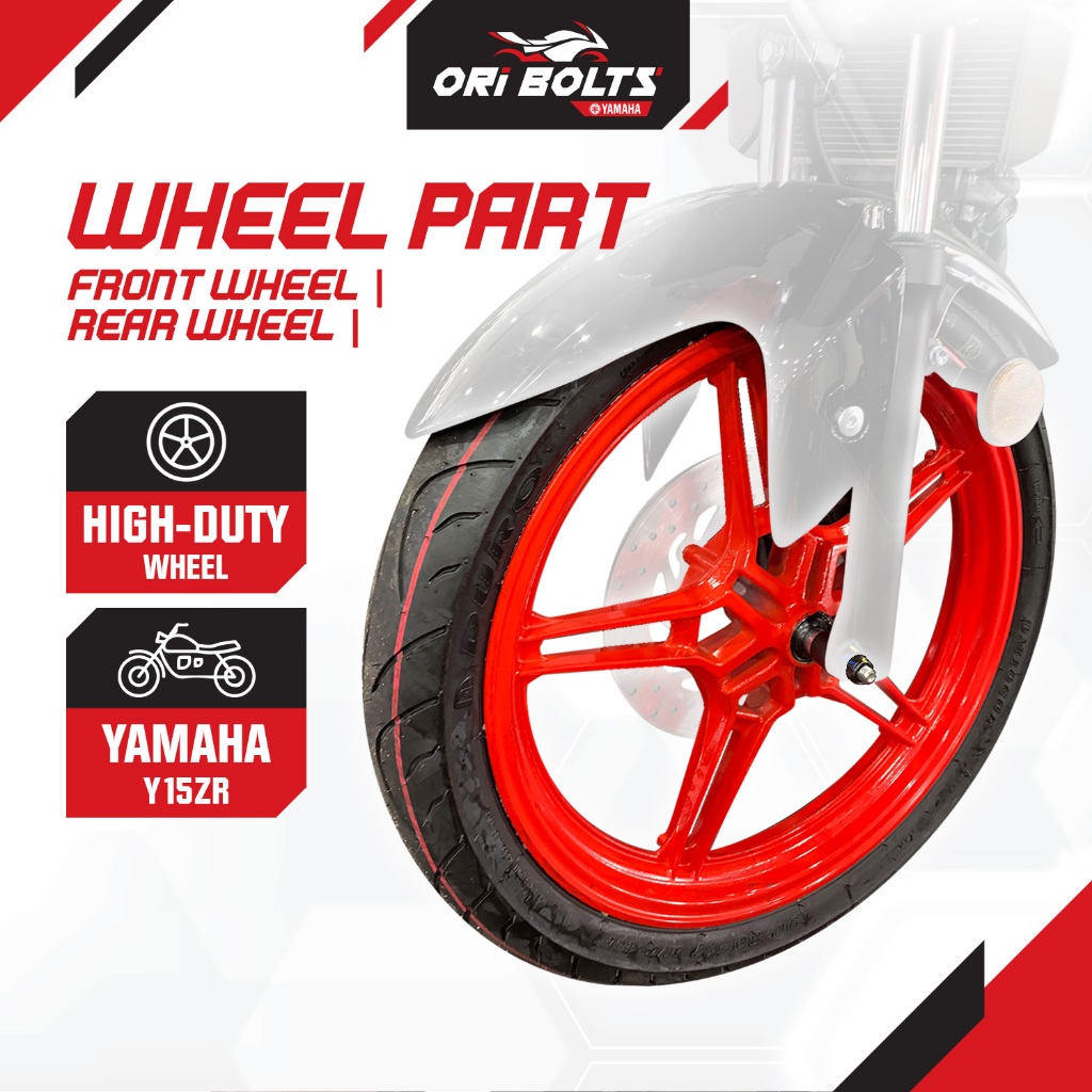Yamaha Original Y15ZR Y15 V1 V2 Bahagian front rear Rim tyre depan ...