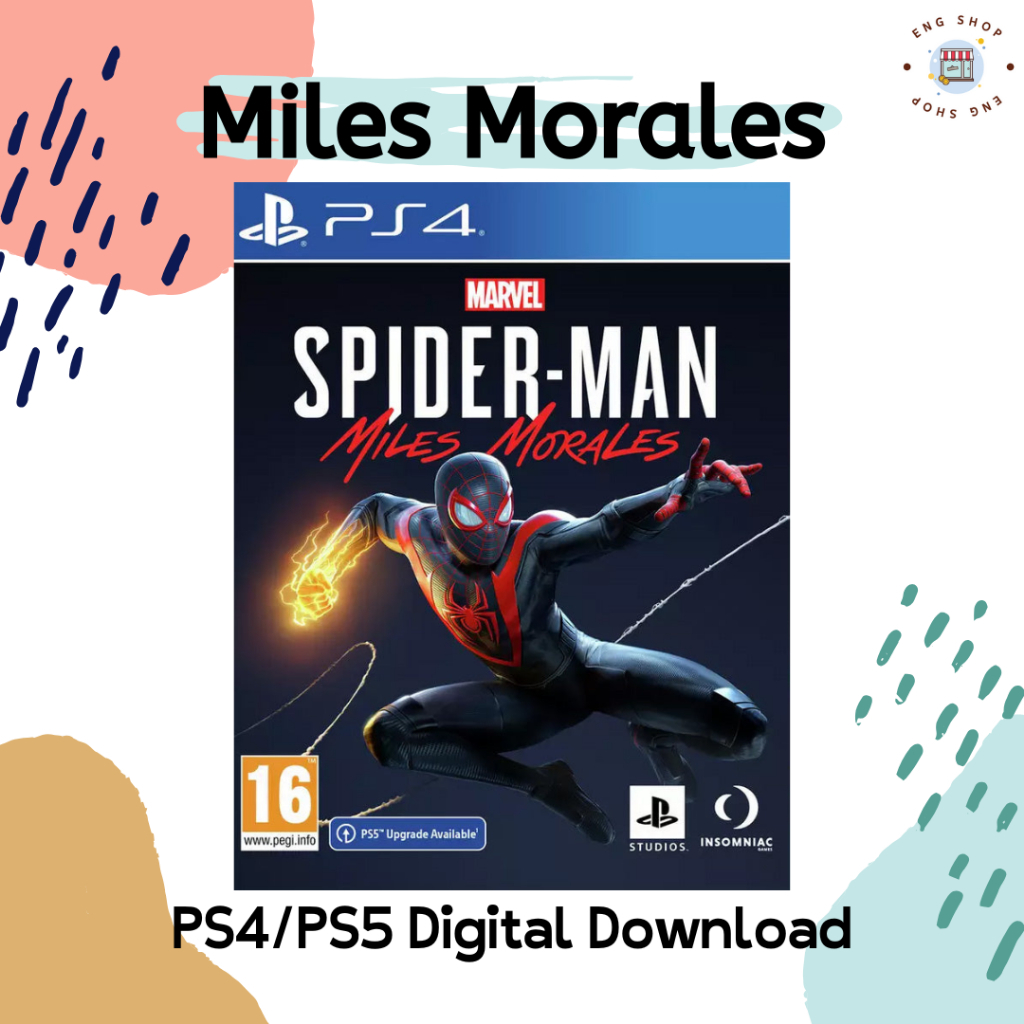 Marvel Spider Man Miles Morales PS4 PS5 Digital Download Full Game ...