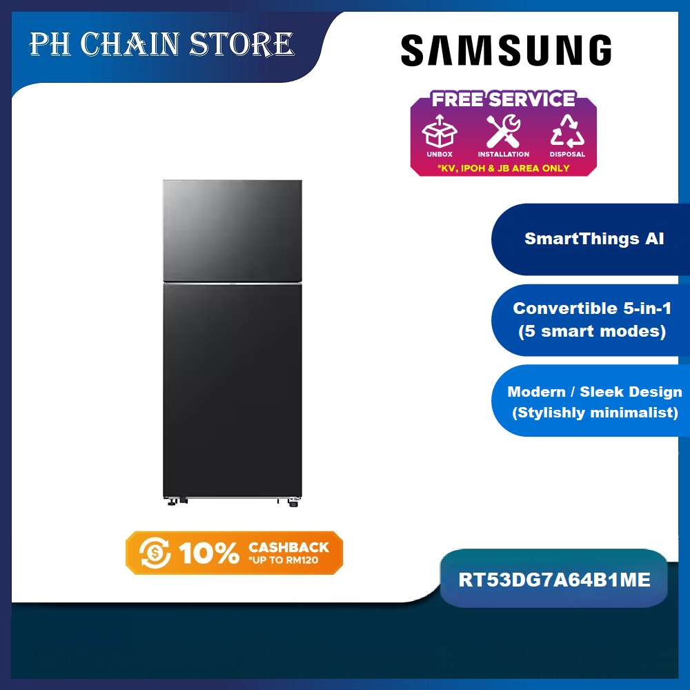 SAMSUNG RT53DG7A64B1ME 530L Refrigerator TMF -SmartThings AI Energy ...