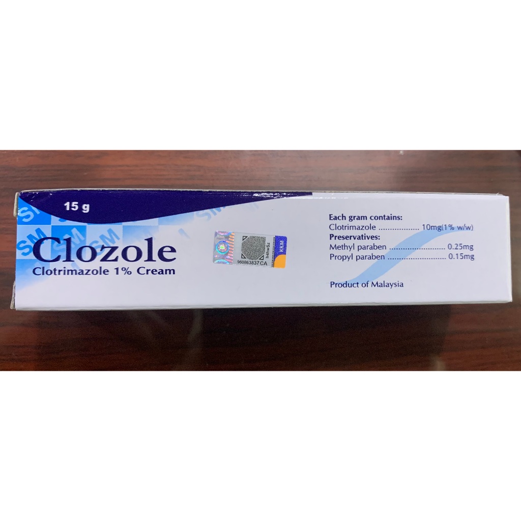 CLOTRIMAZOLE 1% CREAM (CLOZOLE) KRIM ANTIKULAT | Shopee Malaysia