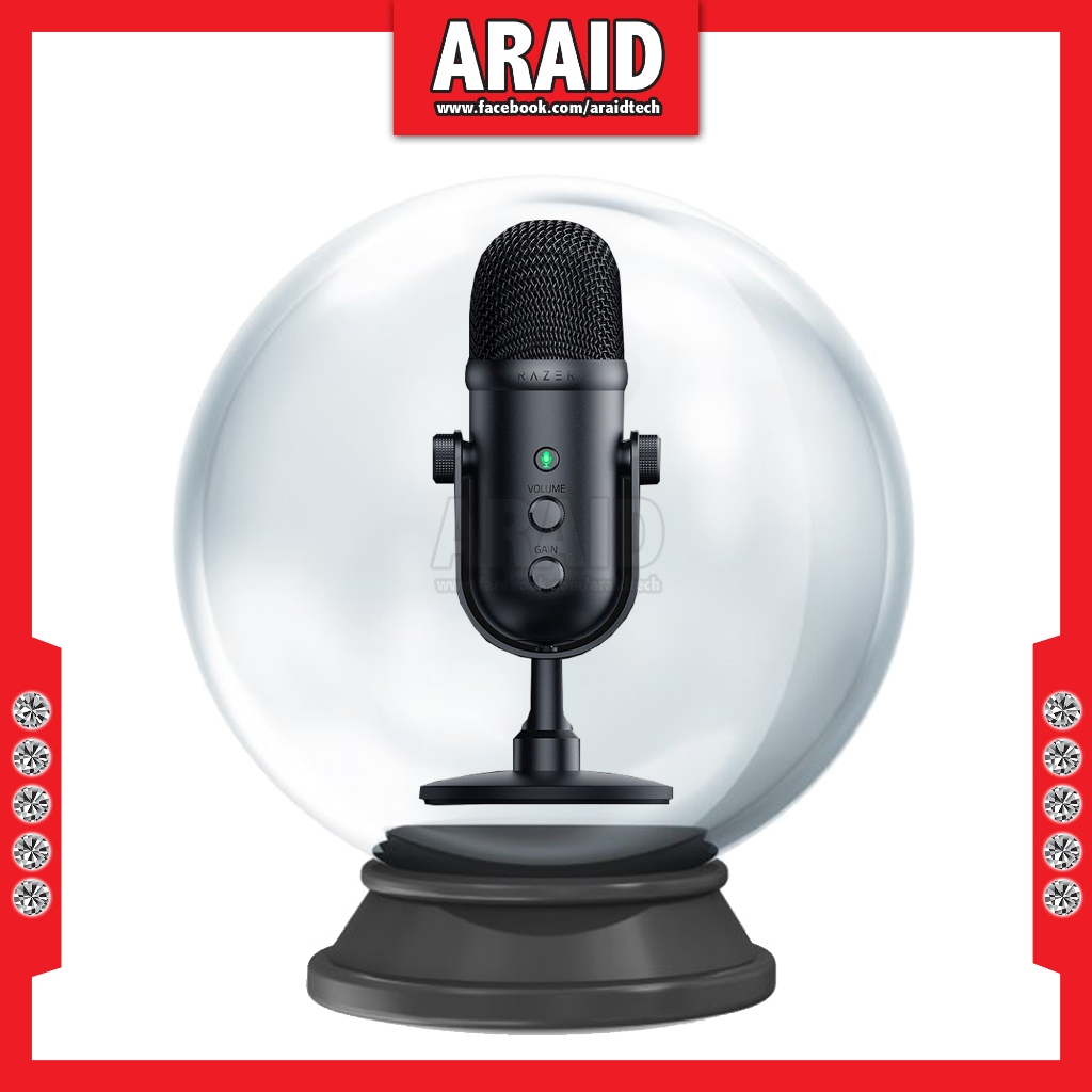 Razer Seiren V2 Pro Professional-Grade USB Microphone for Streamers ...