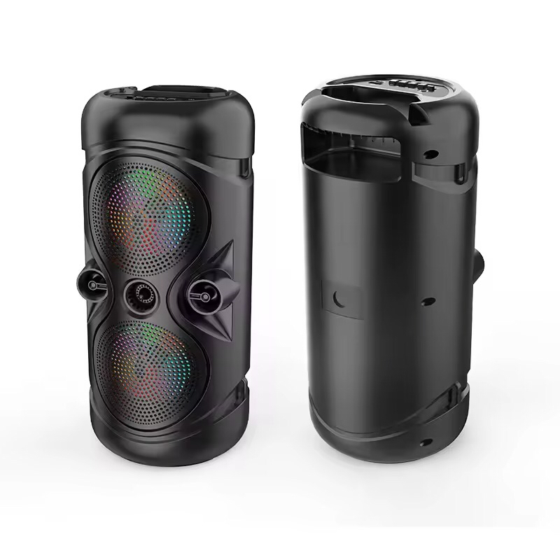 Portable Super Bass Bluetooth Speaker 🔊 | Wireless Karaoke DJ RGB Light ...