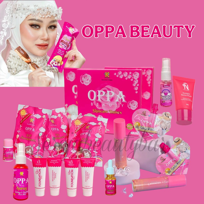 OPPA UV SUNSCREEN / FOUNDATION KILAT / FACIAL CLEANSER / SERUM ...