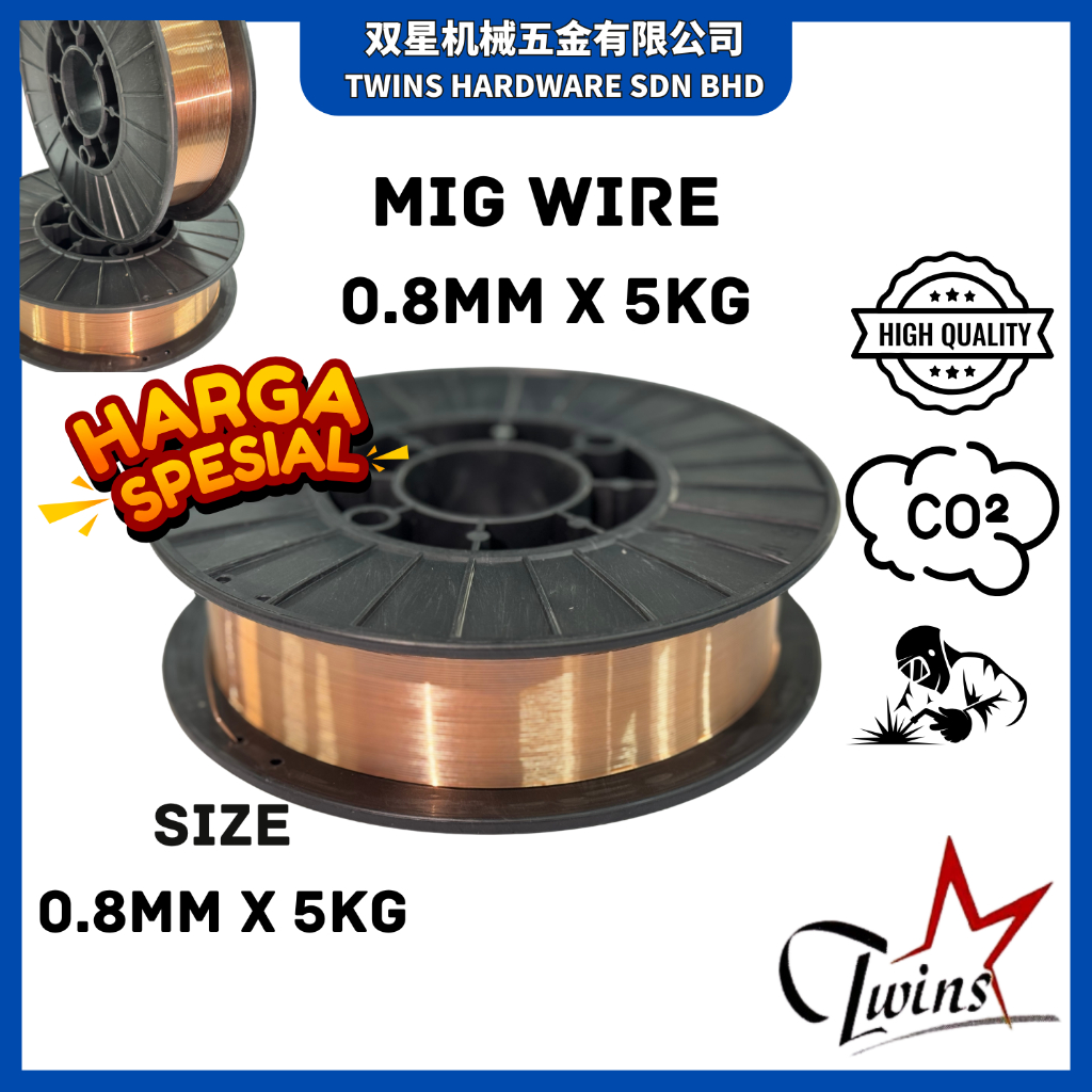 🔥BIG PROMO🔥 5KG X 0.8MM CO2 MIG WIRE (Welding Wire | Shopee Malaysia