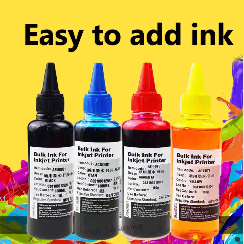 HP 67 61 63 65 refillable ink compatible for HP 1050 2050 2130 2722 ...