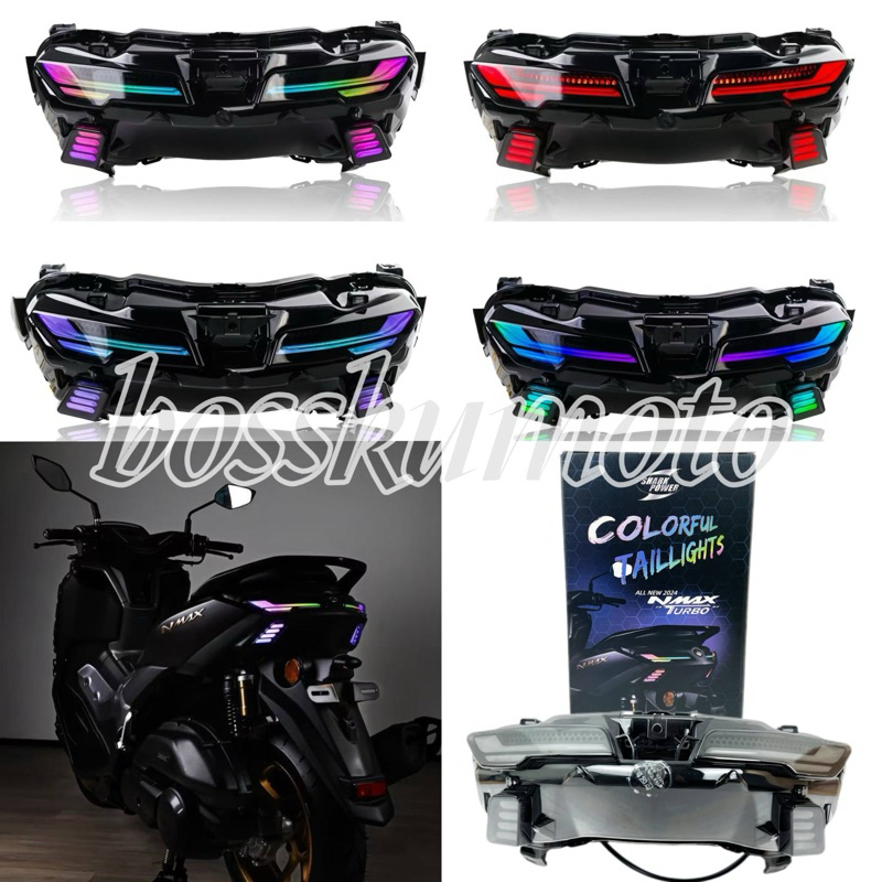 NMAX V3 TAIL LAMP LED BLUETOOTH RGB WITH SIGNAL | Shopee Malaysia