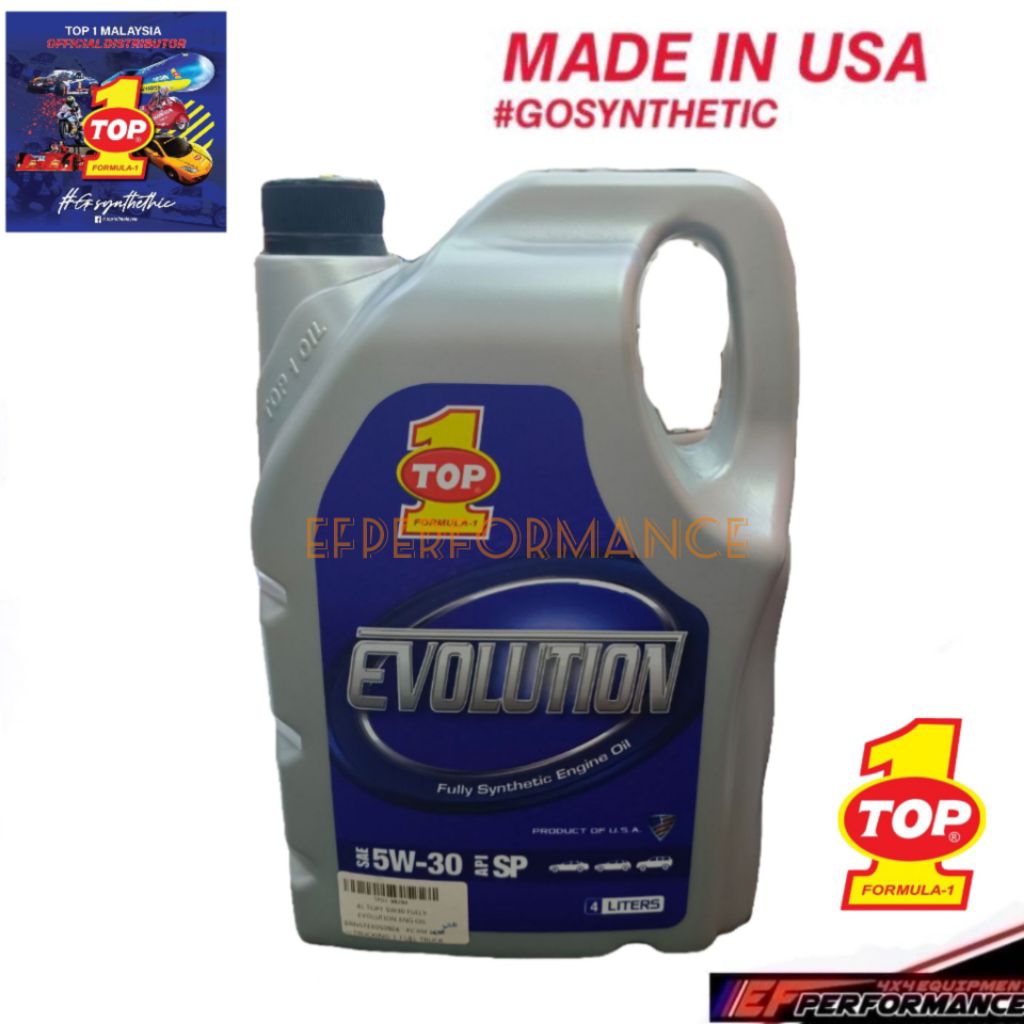 USA TOP 1 ONE XK-88 EVOLUTION Fully Synthetic 5W30 API Engine OIL ...