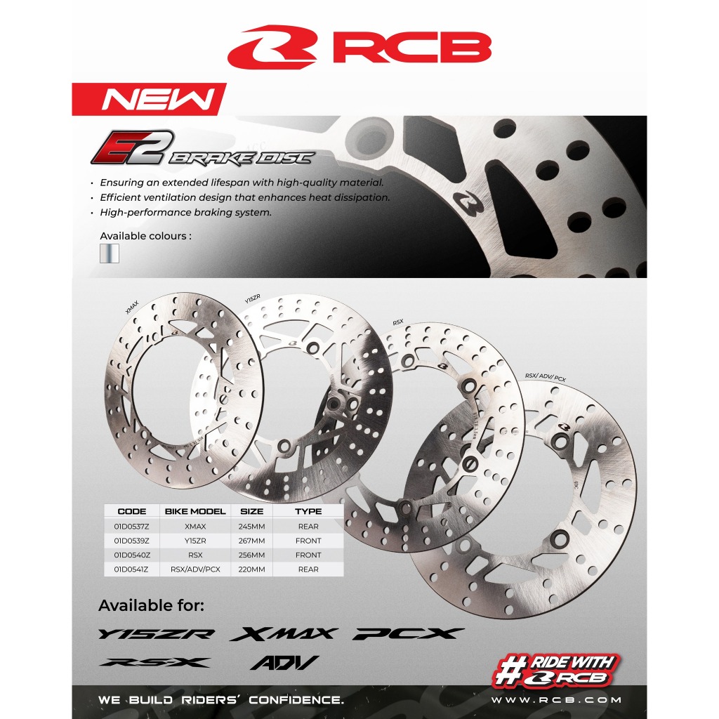 RACING BOY RCB E2 Series Brake Disc FOR LC135 LC 5S Y15ZR NMAX | Shopee ...