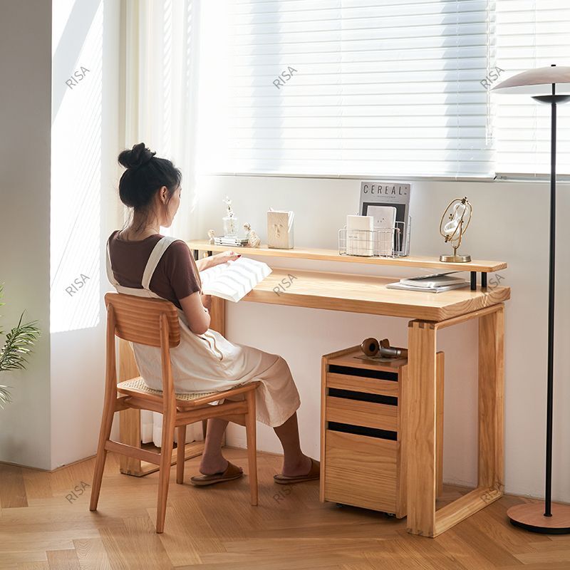 Desk Desktop Computer Desk Solid Wood Home Simple Bedroom Calligraphy ...